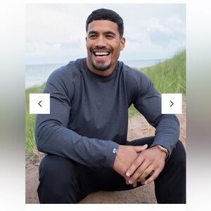 Storm Creek Men's Navy Sidekick Stretch Crewneck Sweatshirt